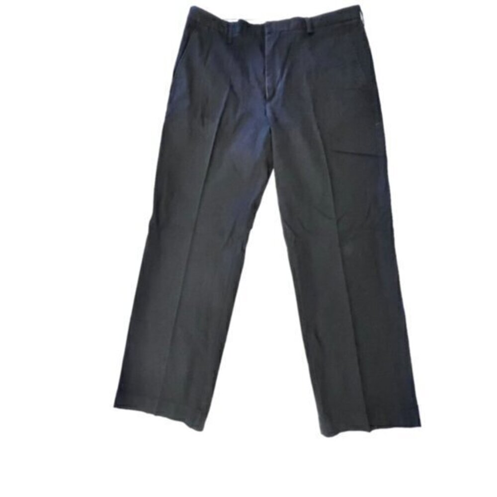 Banana Republic Khaki Dress Pants‎ 38x32 Black Cotton Slack Chino Trouser Casual